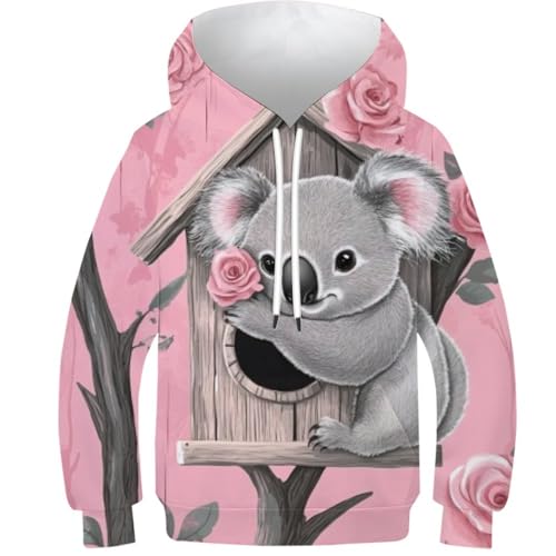 Sweat-shirt pour garçons et adolescents avec poche idéal pour le collège