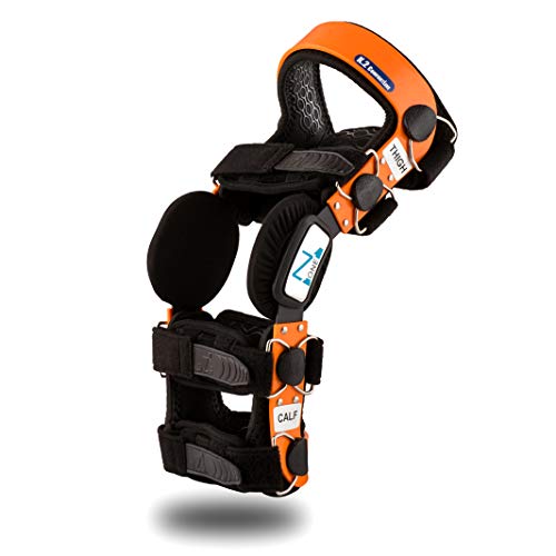 Z1 K2 Knee Brace – Best Knee Brace for ACL/Ligament Injuries/Sports Injuries, Arthritis (OA) & Preventive Protection & Relief from Knee Joint Pain/Degeneration- Men & Women S1(T=14-15.5