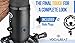 Vocalbeat Blue Yeti Microphone Shock Mount Mic Holder - Blue Yeti Shock Mount for Anti Vibrations from Quality Aluminum Material - Shockmount Accessories Compatible with Blue Yeti Boom Arm Mic Stand