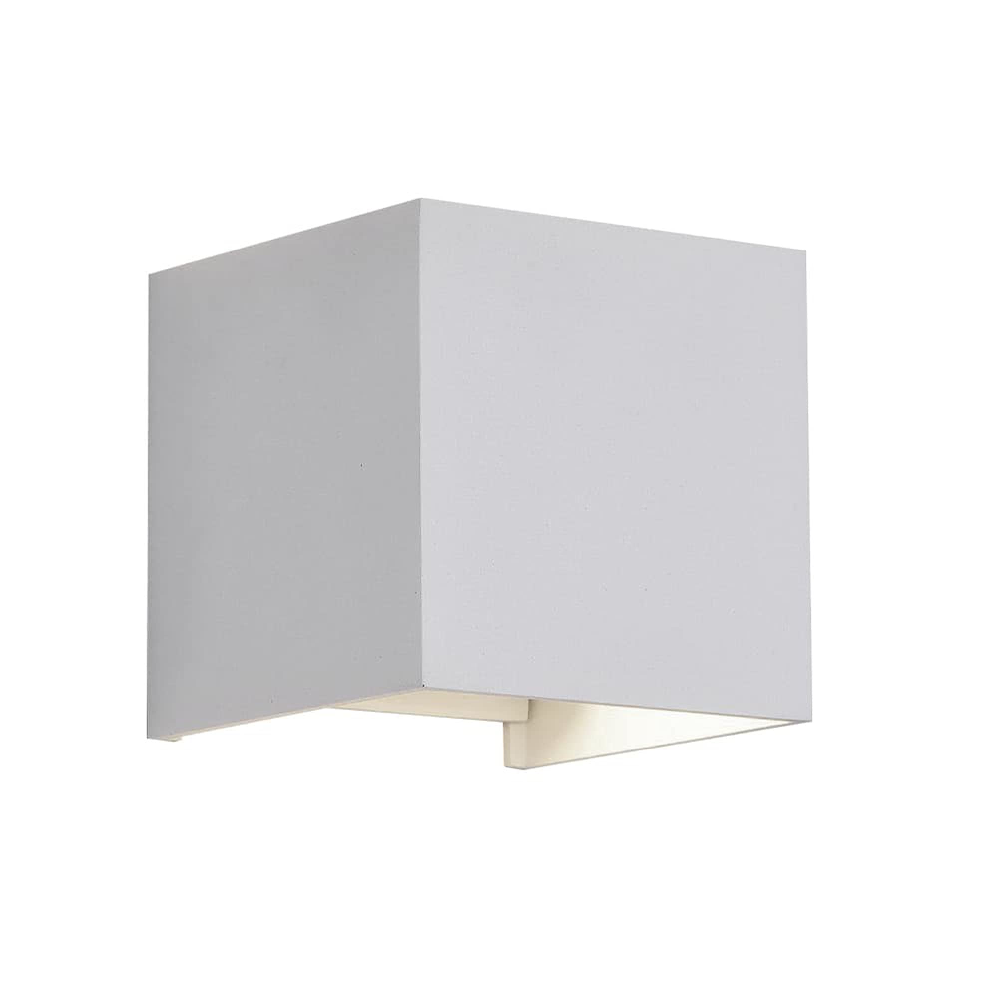 wonderlamp W-T000045 Aplique de Pared led -Interior y Exterior - Leva, Luz Orientable 120º, Blanco, 2 Luces 5W, Luz Neutra 4000K, Ip54
