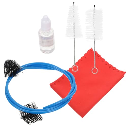 GATHINESS Trumpet Cleaning Brush Kit Small Size with Flexible Brush, Slide Grease, and Instrument Care Tools for Brass Instruments Maintenance