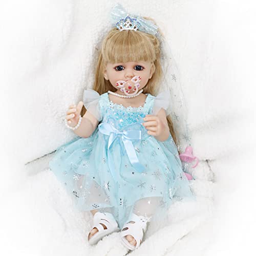 Muñeca Realista Bebé Reborn Silicona 22 Pulgadas miniatura 2