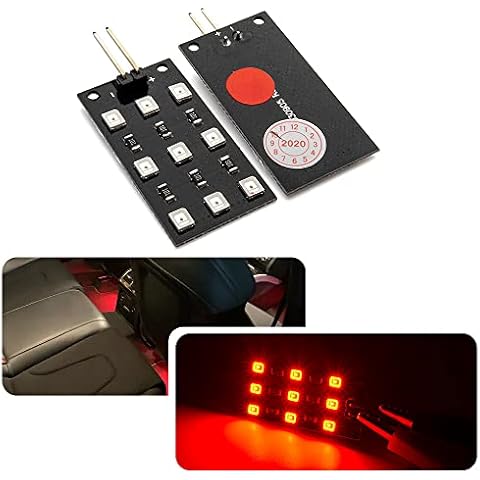 njssjd Red LED Ambient Lighting Kit Cover