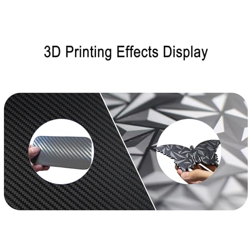 Image of 257x257mm Build Plate for Bambu Lab X2D X1C X1 X1E P1P P1S P2S A1 3D Printer, Diamond PEO + Carbon Fiber PET Good Adhesion Spring Steel Plate for Bambulab 3D Printer
