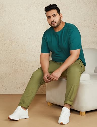 Image of Amazon Brand - Symbol Men's Stretchable Slim Fit Cargo Pants | Chinos | Casual Trousers