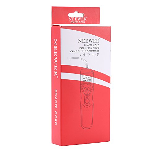 Neewer Shutter Release Timer Remote Control Cord Compatible With Canon Eos 550D/Rebel T2I, 450D/Xsi, 400D/Xti, 350D/Xt, 300D 60D 600D 500D 1100D 1000D 10D 20D 30D 40D 50D #TOP1