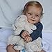 iCradle Lovely Real Look Reborn Baby Doll Girl 20inch 50cm Silicone Toddler Baby Doll Realistic Newborn Doll Toy for Ages 3+