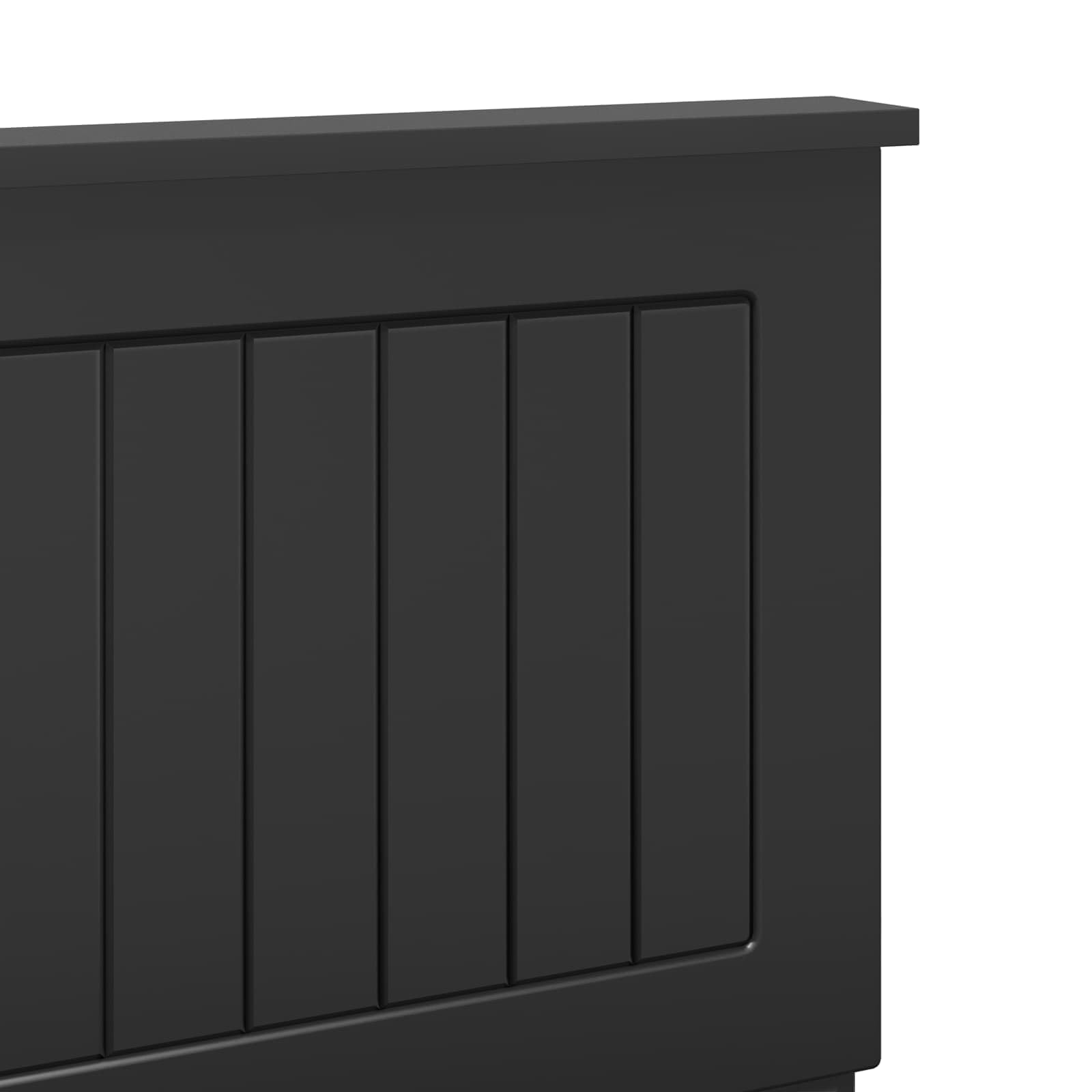 vidaXL Cabecero Roble Negro Madera de ingeniería