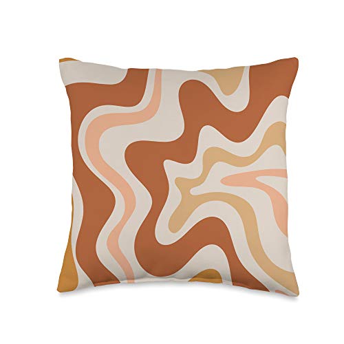 Kierkegaard Design Studio Abstract Swirls Pattern Throw Pillow, 16x16, Multicolor