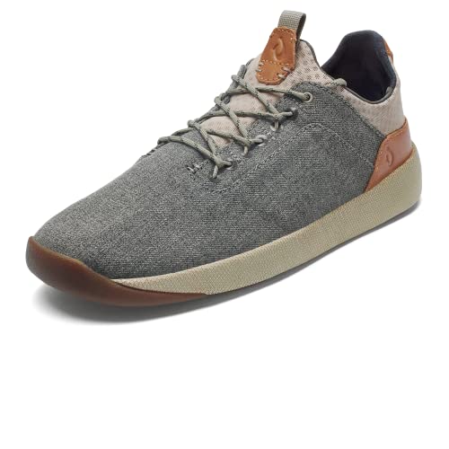 OLUKAI Nanea Li Men's Sneaker Shoes, Weather-Resistant & Breathable Canvas, Comfort Fit & Wet Grip Rubber Soles