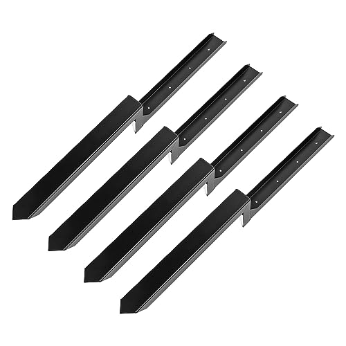 Kit Di Riparazione Per Pali Di Recinzione – 4 Picchetti In Metallo Ispessito 33x157,5 Cm – Per Pali Inclinati O Rotti Con Viti E Punte Incluse - 2