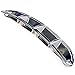 Krator Chrome Fairing Vent Accent Compatible with Harley Davidson Street Glides (2014-2019)