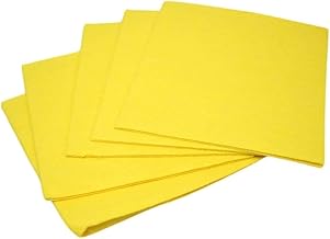 Bahob® 6 Pack Cleaning Cloths for Kitchen, Yellow Cleaning Cloths Super Absorbent Kitchen Dish Towels Dish Rags Washing Wipes (6)