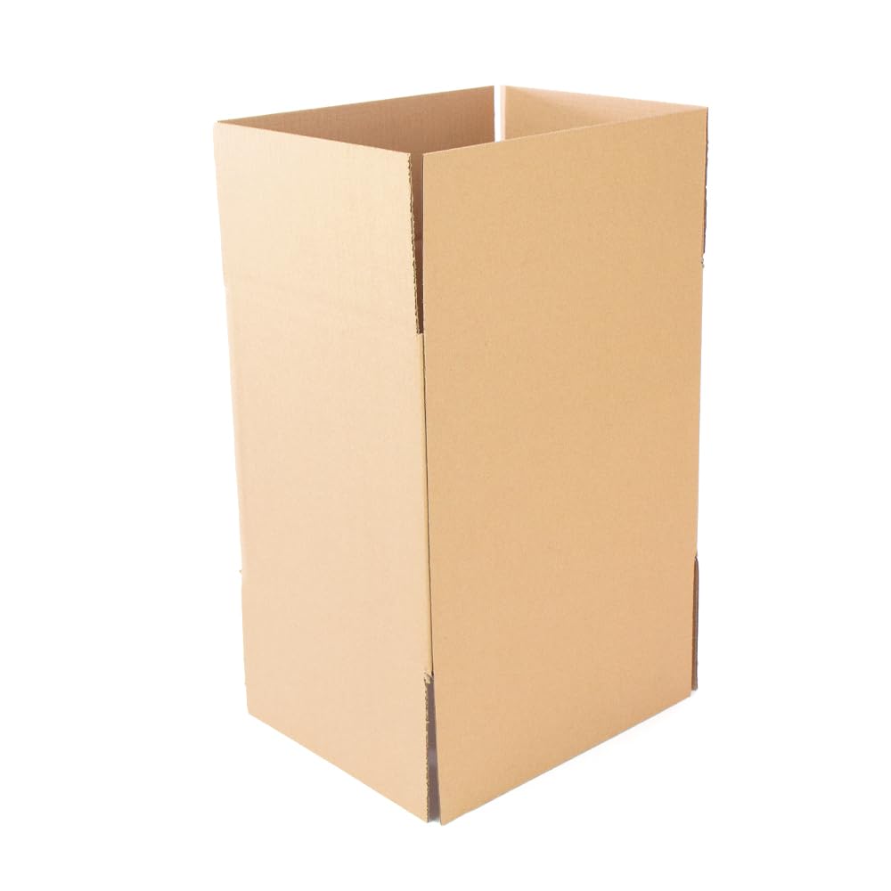 Pack 25 Cajas Cartón Reforzado con medidas 30x25x25 cm y Canal Simple - Fabricadas en España con Cartón Reciclado Resistentes para Envíos, Almacenaje y Mudanzas