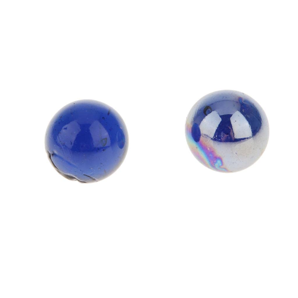 Lot De 20 Billes En Verre 16mm - Décoration Bleu & Transparent - Pour Aquarium, Jeu, Loisirs Créatifs - 11