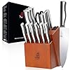 TUO-Knife-Set-with-Block-and-Sharpener-16-Pcs-High-Carbon-Stainless-Steel-Knife-Block-Set-Razor-Sharp-Kitchen-Knife-Set-Non-Slip-Ergonomic-Handle TUO Knife Block Set with Sharpener, 16 Pcs Knife Set for Kitchen, Razor Sharp High Carbon Stainless Steel Blades and Ergonomic Handle