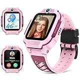 imoo Watch Phone, Smartwatch 4G per bambini con videochiamate HD, Smartwatch per bambini con GPS e monitoraggio in tempo reale, resistenza all'acqua IPX8 (Z3, Rosa)