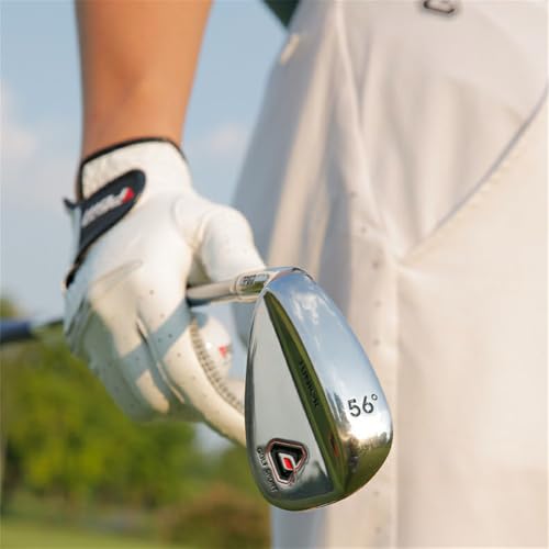Leworęczny Junior Golf Wedge 56 Degree Lob Club dla dzieci Chłopcy Dziewczyny w wieku 3-12 głowicy ze stali nierdzewnej Carbon Shaft Blue Pink Training Aid