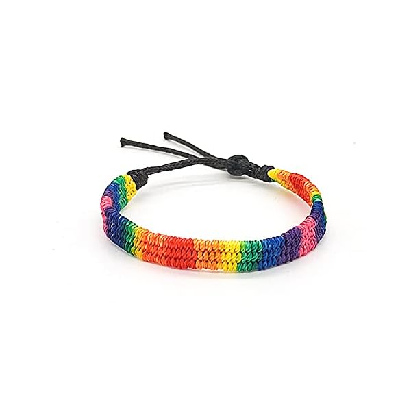 LGBTQ-Rainbow-Flag-with-Gay-Pride-Stuff-Bracelet-Anklet-Accessories-for-Women-Men LGBTQ Rainbow Flag with Gay Pride Stuff Bracelet Anklet Accessories for Women & Men