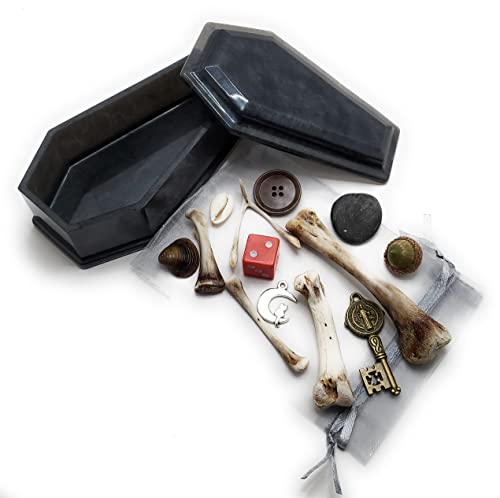 Bone Casting Kit For Hoodoo Witchcraft Divination Magick Bone Throwing Gift Set #TOP5