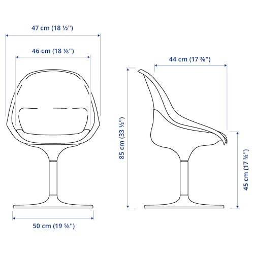 Fauteuil pivotant noir ProTuning Baltsar siège ergonomique réglable - 4