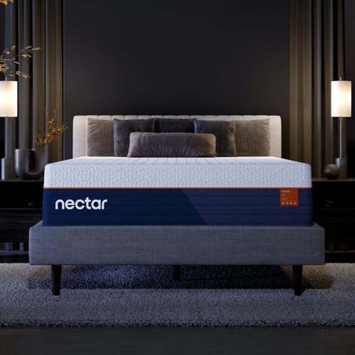 Nectar Ultra Hybrid 15” California King Mattress - Medium Firm - Cooling Fibers & Temperature Regulating Material - Back Pain Relief - Zoned Ergonomic Support Layer - 365-Night Mattress Trial