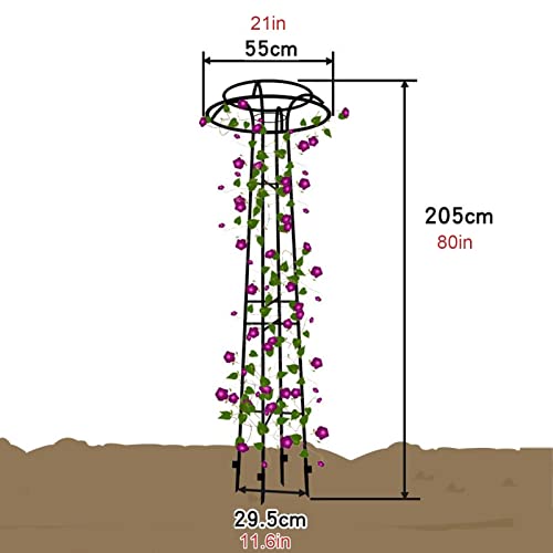 Treillis de jardin extérieur en pylône champignon pour sublimer vos rosiers