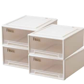 FITS収納ケース　奥行53cm カプチーノ　M−53 L−53 天馬公式】フィッツケース クローゼット L-53 3個セット