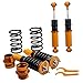 Coilovers for Volvo S70 1998-2000, Suitable for Volvo 850 1992-1997 Spring Shock Absorbers Struts, Height Adjustable Coilovers Suspension Kit Amortiguador Lowering Kit by 1-3” Gold