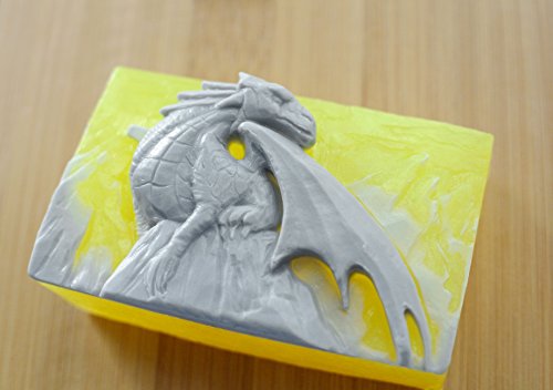 Dragon Silicone Mold Soap Wax Plaster Resin Clay Monster #TOP4