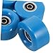 HONMEET 1set Double Row Roller Skate Wheels Non-Illuminating Pu Replacement Wheels Spanner for Inline Skates and Quad Suitable for Ages Easy Installation