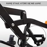 Ffitness FLTBC300 Total Power Body Crunch urządzenie wielofunkcyjne z wyświetlaczem LCD, fitness w domu, na klatkę piersiową, pośladki, brzuch, nogi i ramiona, czarne