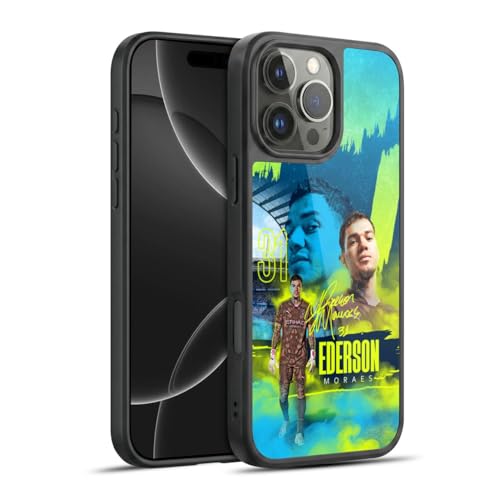 Coque iPhone 16 Pro Max Man City Éderson Head Case Designs en gel renforcé