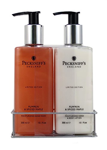 Pecksniff's Pumpkin & Spiced Maple Hand Wash and Body Lotion Set