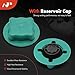A-Premium Engine Coolant Overflow Recovery Reservoir Tank [with Cap] Compatible with Volvo XC90 2003-2014 2.9L 3.2L 4.4L, Petrol - Front Side