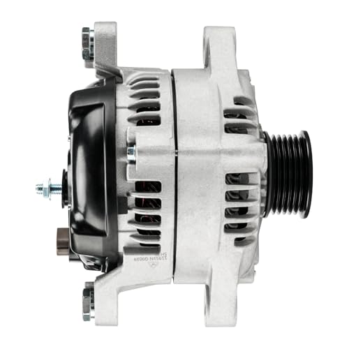 Image of PHILTOP Alternator Compatible With Hyundai for 2015-2019 Sonata 2015-2020 Sorento 2016-2020 Optima 2019-2020 Santa Fe 2017-2018 Santa Fe Sport 2017-2021 150 Amp 11953N 12V CW 6-Groove Pulley | Fits 2019-2020 Hyundai Santa Fe L4 2.4L, 2015-2019 Hyundai Sonata L4 2.4L, Replacement OE 11953, 42064, 373002G061