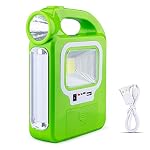 Solar Lantern Camping Essentials Accessories Lights, Rechargeable LED Flashlight for Power Outages, Tent Lights for Emergency, Hurricane, Survival Kits, Operated Lamp