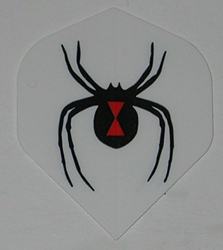 US Darts - 5 Sets (15 Flights) Black Widow, Spider Standard Dart Flights