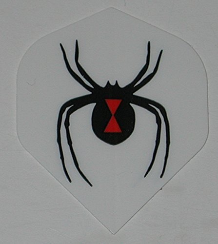 Us Darts - 5 Sets (15 Flights) Black Widow, Spider Standard Dart Flights #TOP15