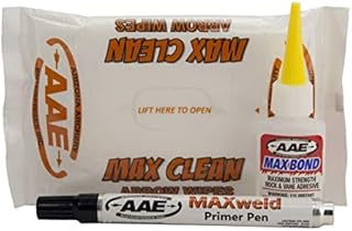 Arizona Archery Enterprises MAX Adhesion KIT Fletching Glue, Primer Pen, Arrow Wipes for Vanes Fletches Application AAE