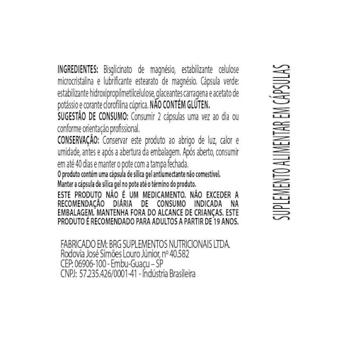 Nutrify - Magnésio - 60 Cápsulas