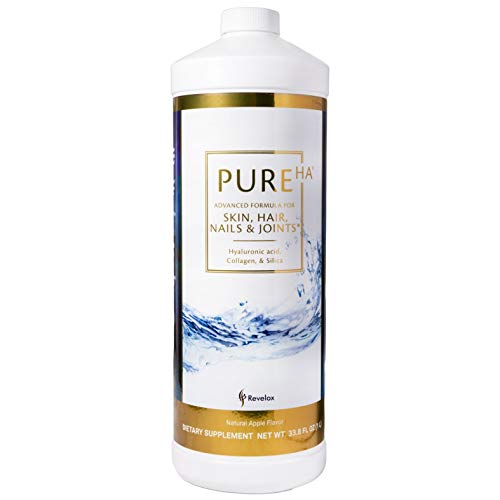 PureHA Advanced Formula 1 litre - Natural health supplement to promote healthy skin, hair, nails and joints