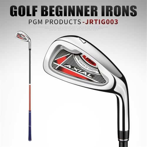 Prawa ręka dla dzieci Golf Iron 38 Loft Graphite Shaft Cync Alloy Head Regulowana długość 26-30 cali Praktyka dla początkujących Swing Młodzieżowy sprzęt sportowy Chłopcy Pomoc szkoleniowa dla dziewcz