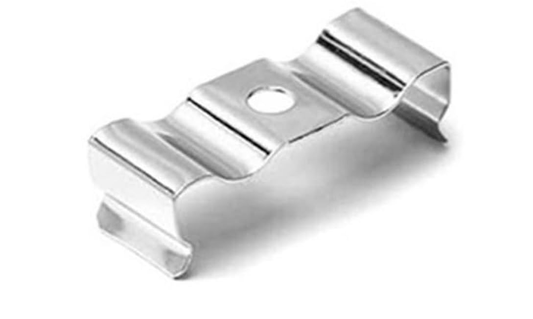 Wizzo (Pack of 50 Pieces) Clip Holder for T5 LED Batten, Tube Light Bracket Lamp Holder