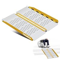 Amazon.co.jp: Temushom 車椅子スロープ 長さ61cm 髙耐荷重300kg 15cm