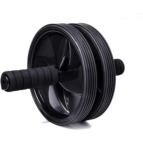 Rueda abdominal de doble rueda con rodillo de ejercicio estable para principiantes