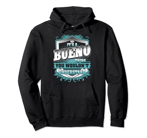 Es una cosa de BUENO que no entenderías Nombre Vintage Sudadera con Capucha