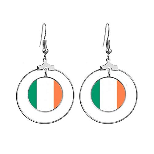 Pendientes de aro de Irlanda antialérgicos ligeros para orejas sensibles