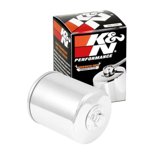 K&N Motorcycle Oil Filter: High Performance, Premium, Designed to be used with Synthetic or Conventional Oils, Wrench Off Nut: Fits Select Harely Davidson Motorcycles, KN-170C