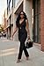 2 Piece Blazer Set for Women Dressy Fashion Backless Vest Tops and Pant Suit Business Formal Office Work Outfits Black M